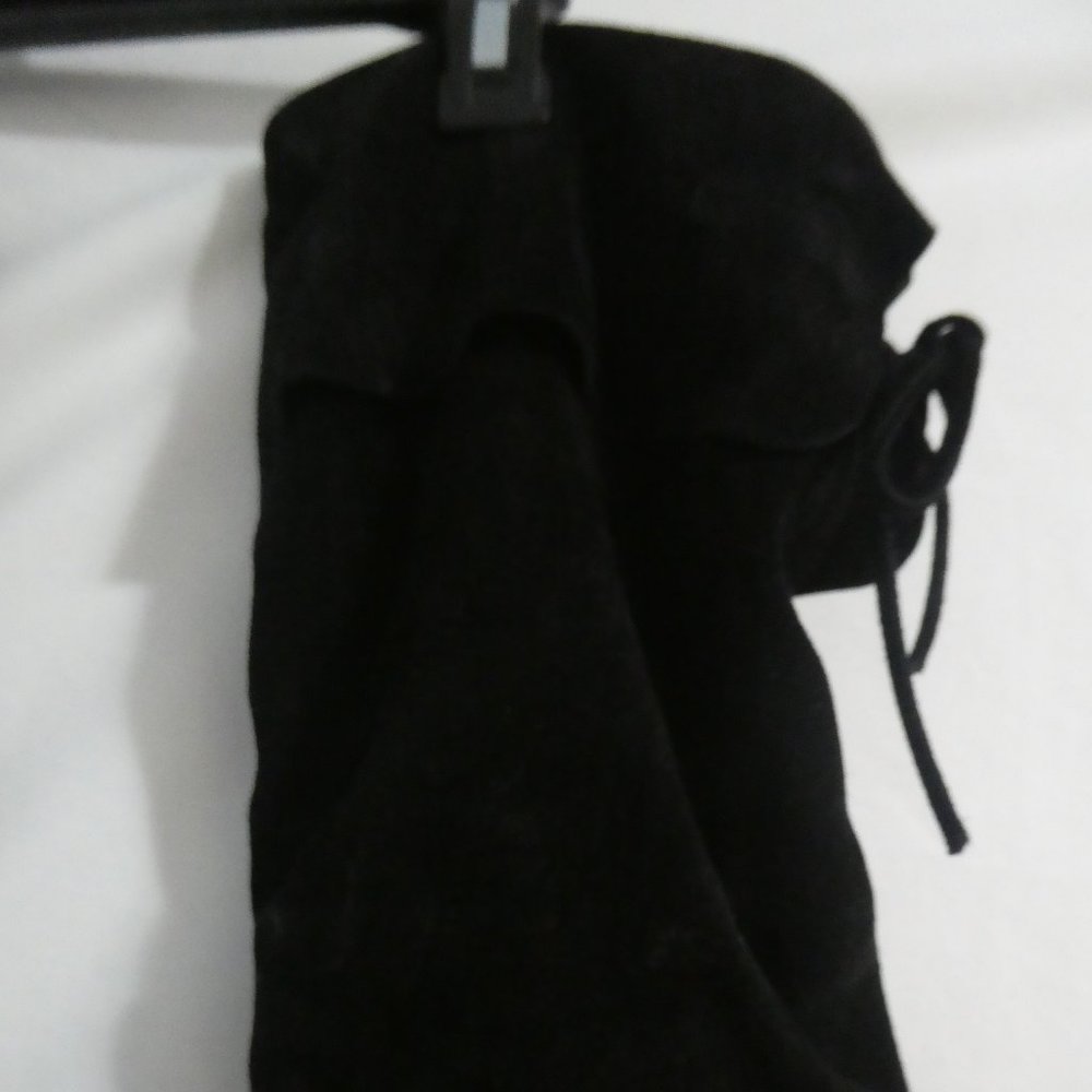STEVE MADDEN | size 7.5 | Black Suede Stiletto Pirate Slouch Boot | Xenonn | GUC - Picture 4 of 14